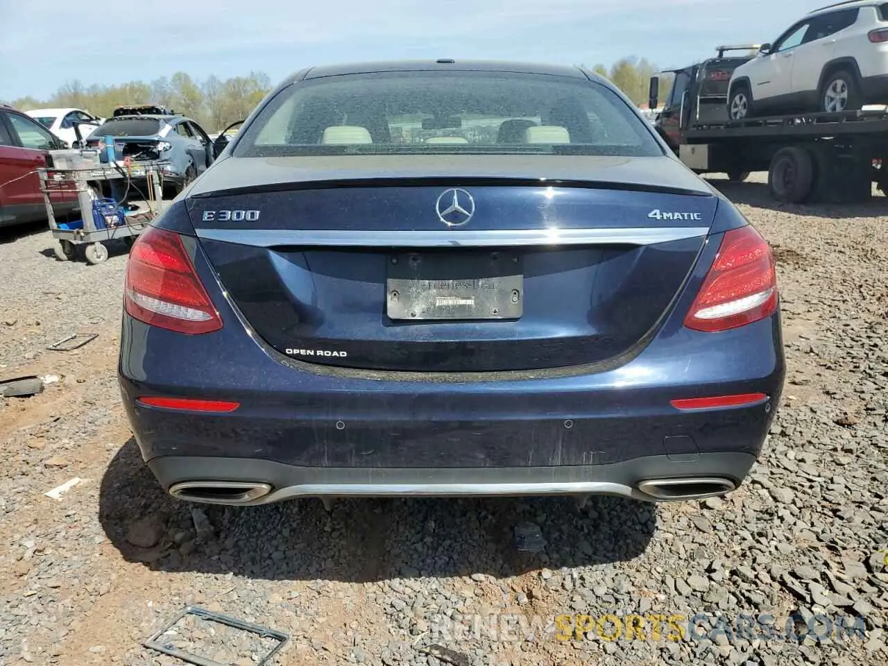 6 fotografías del automóvil dañado WDDZF4KB0KA623603 MERCEDES-BENZ E-CLASS 2019