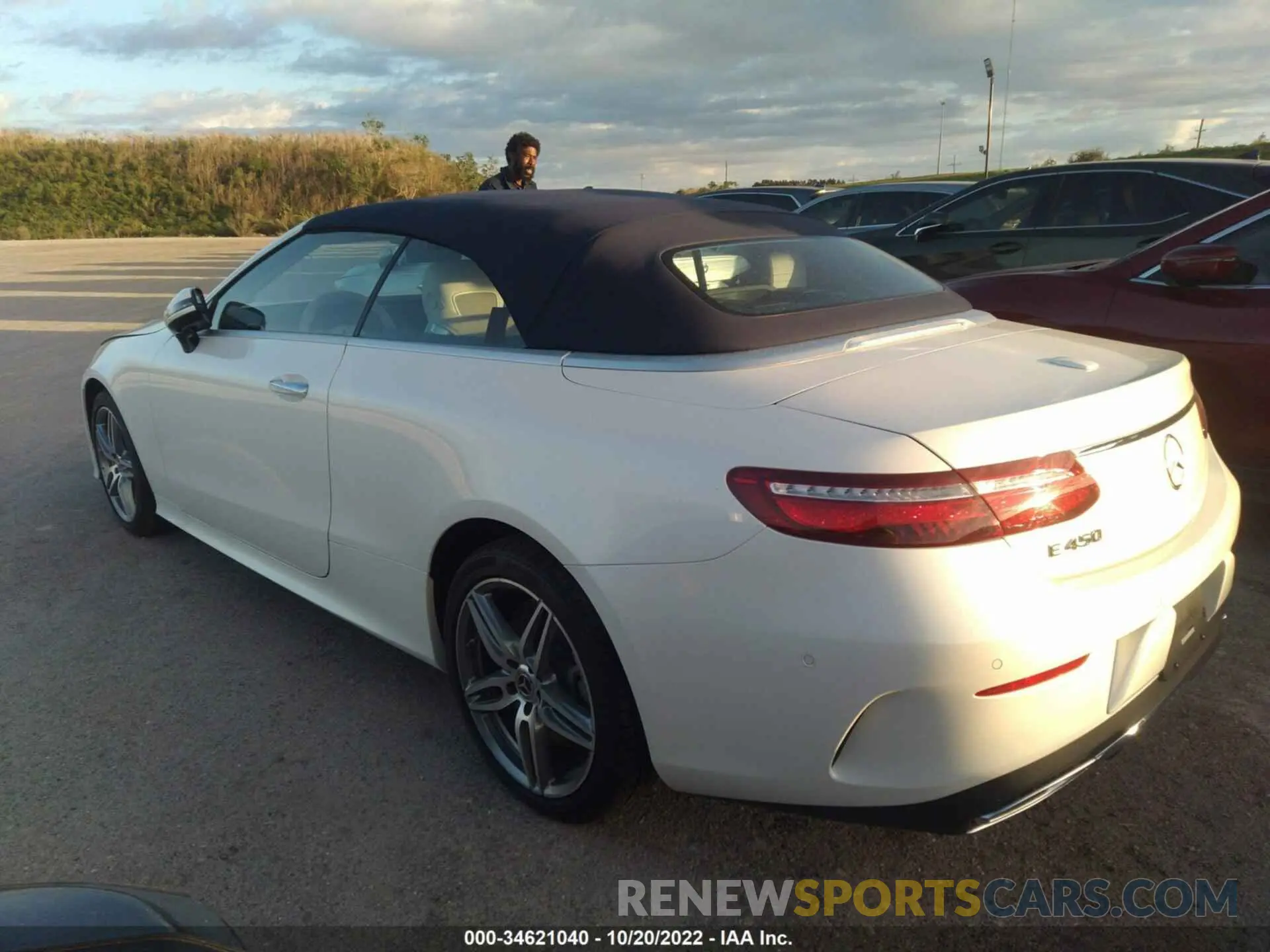 3 fotografías del automóvil dañado W1K1K6HB5LF145601 MERCEDES-BENZ E-CLASS 2020