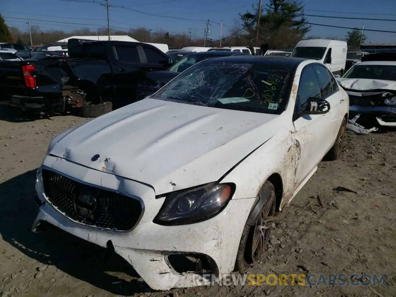 2 fotografías del automóvil dañado W1KZF6BB7LA773544 MERCEDES-BENZ E-CLASS 2020