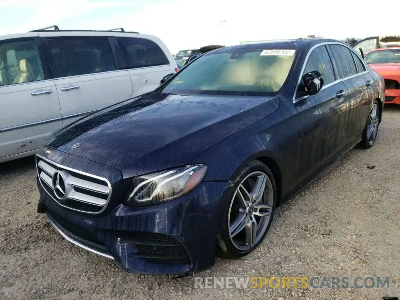 2 fotografías del automóvil dañado W1KZF8DB9LA829072 MERCEDES-BENZ E-CLASS 2020