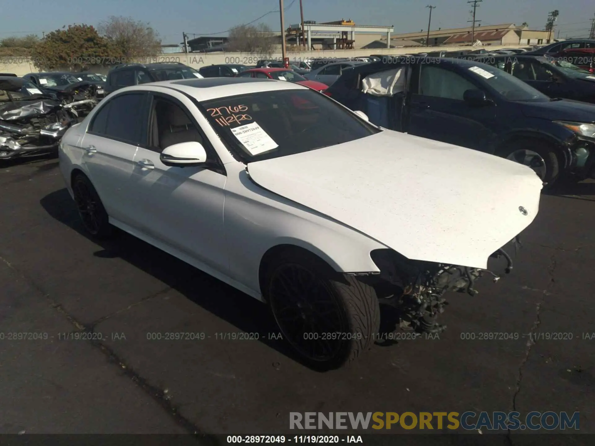 1 fotografías del automóvil dañado WDDZF8DB4LA751896 MERCEDES-BENZ E-CLASS 2020