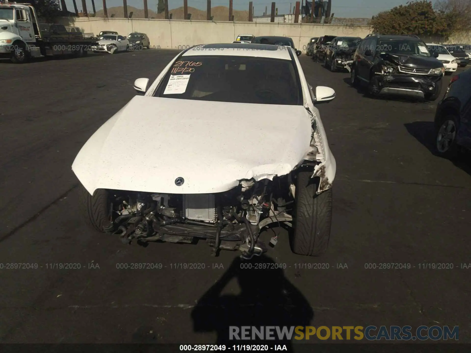 6 fotografías del automóvil dañado WDDZF8DB4LA751896 MERCEDES-BENZ E-CLASS 2020