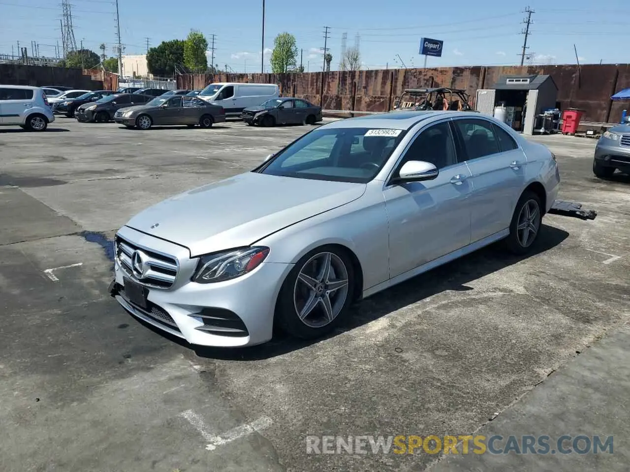 1 fotografías del automóvil dañado WDDZF8DB5LA710497 MERCEDES-BENZ E-CLASS 2020