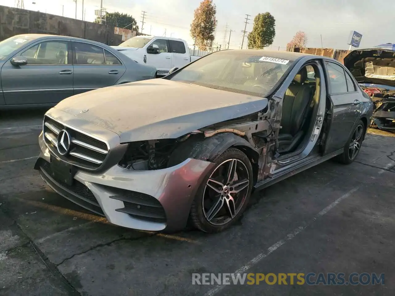 1 fotografías del automóvil dañado WDDZF8DB8LA709523 MERCEDES-BENZ E-CLASS 2020
