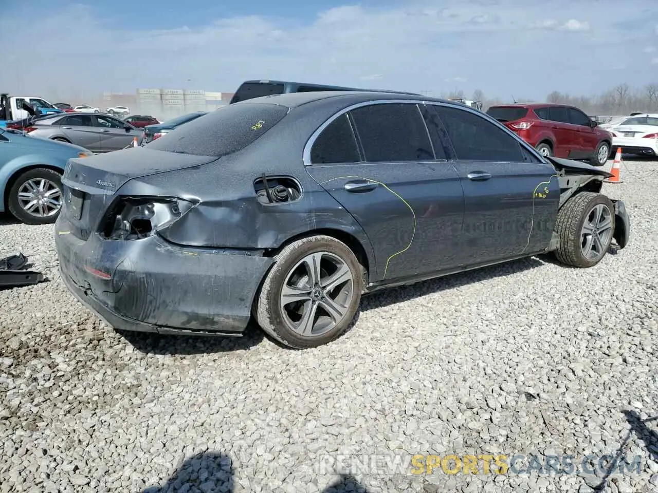 3 fotografías del automóvil dañado WDDZF8EB0LA719526 MERCEDES-BENZ E-CLASS 2020