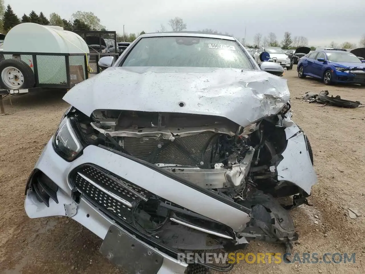 5 fotografías del automóvil dañado W1K1K5KB7MF161819 MERCEDES-BENZ E-CLASS 2021