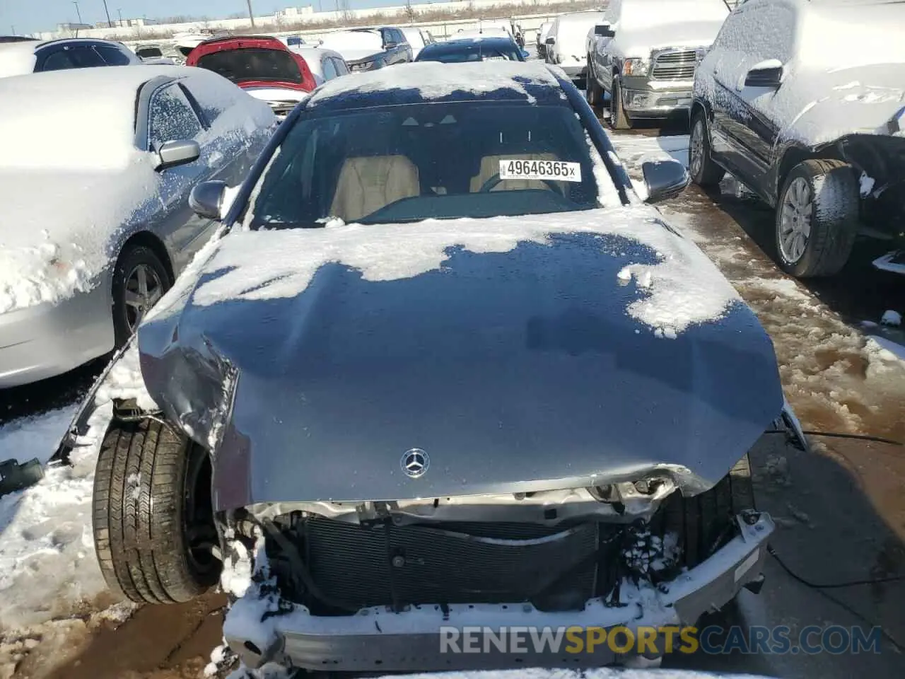 5 fotografías del automóvil dañado W1KZF5KB1MA999638 MERCEDES-BENZ E-CLASS 2021