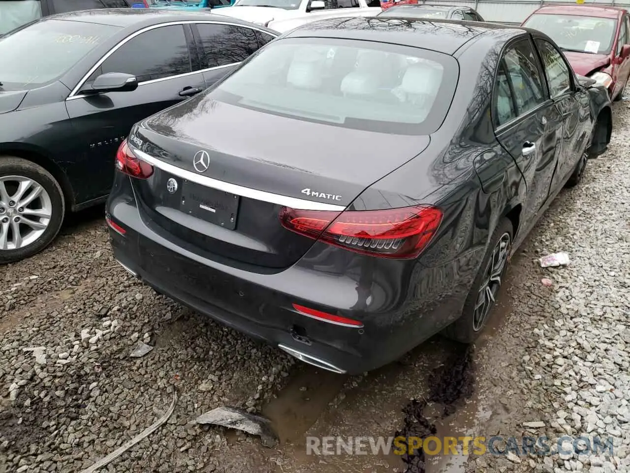 4 fotografías del automóvil dañado W1KZF5KB2MA966583 MERCEDES-BENZ E-CLASS 2021