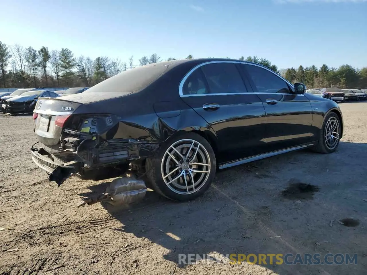 3 fotografías del automóvil dañado W1KZF6BB6MA936959 MERCEDES-BENZ E-CLASS 2021