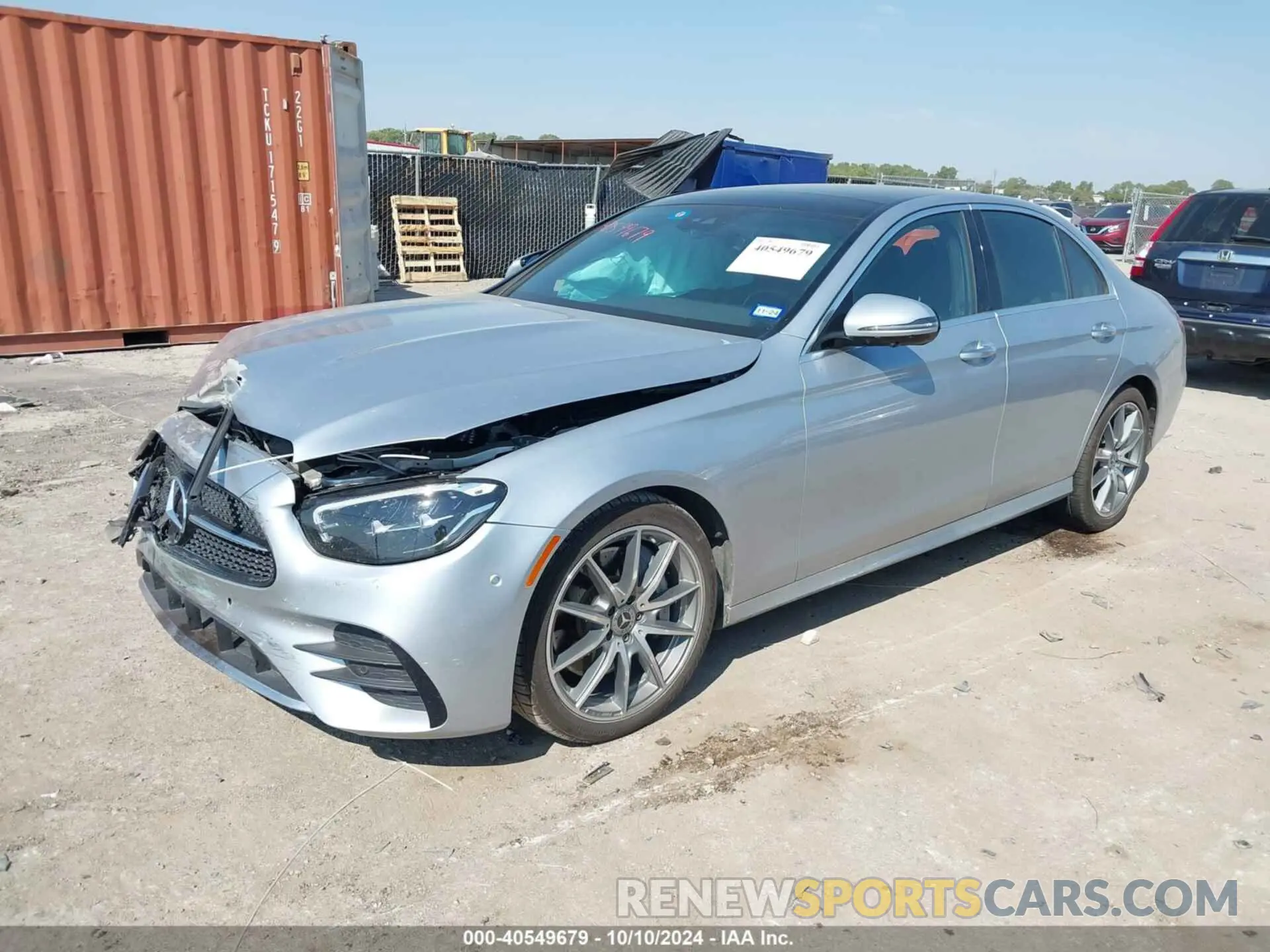 2 fotografías del automóvil dañado W1KZF8DB0MA947741 MERCEDES-BENZ E-CLASS 2021