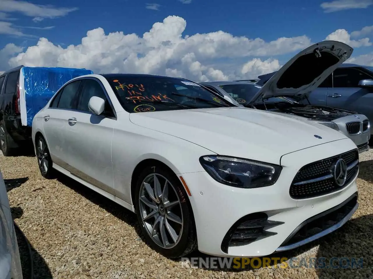 1 fotografías del automóvil dañado W1KZF8DB2MA963648 MERCEDES-BENZ E-CLASS 2021