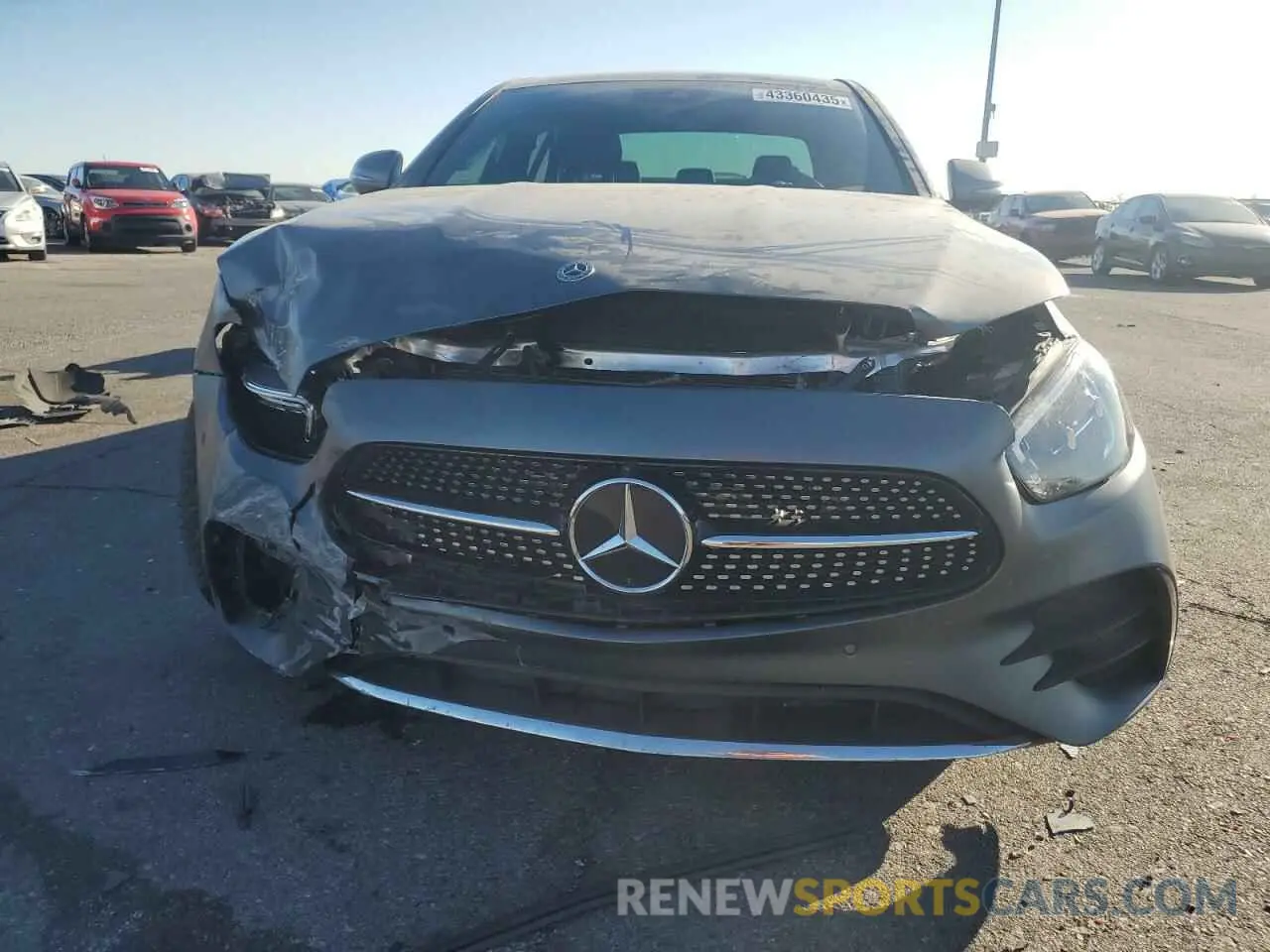 5 fotografías del automóvil dañado W1KZF8DB2MA964699 MERCEDES-BENZ E-CLASS 2021