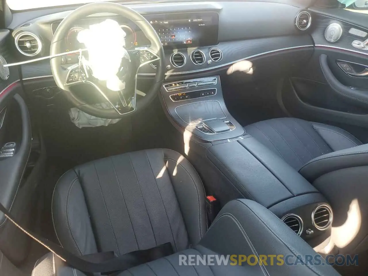 8 fotografías del automóvil dañado W1KZF8DB2MA964699 MERCEDES-BENZ E-CLASS 2021