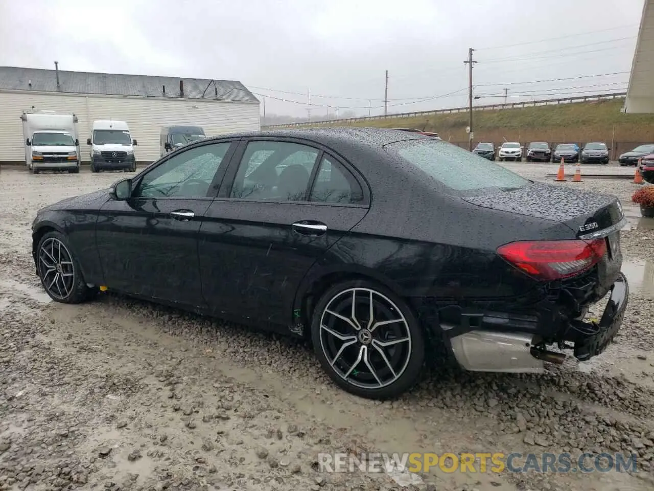 2 fotografías del automóvil dañado W1KZF8EB0MA956504 MERCEDES-BENZ E-CLASS 2021