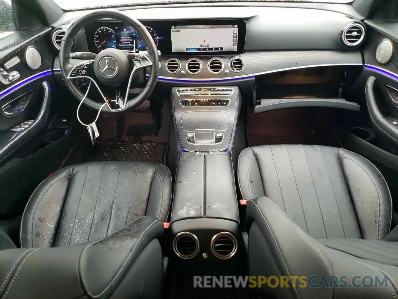 8 fotografías del automóvil dañado W1KZF8EB0MA956504 MERCEDES-BENZ E-CLASS 2021