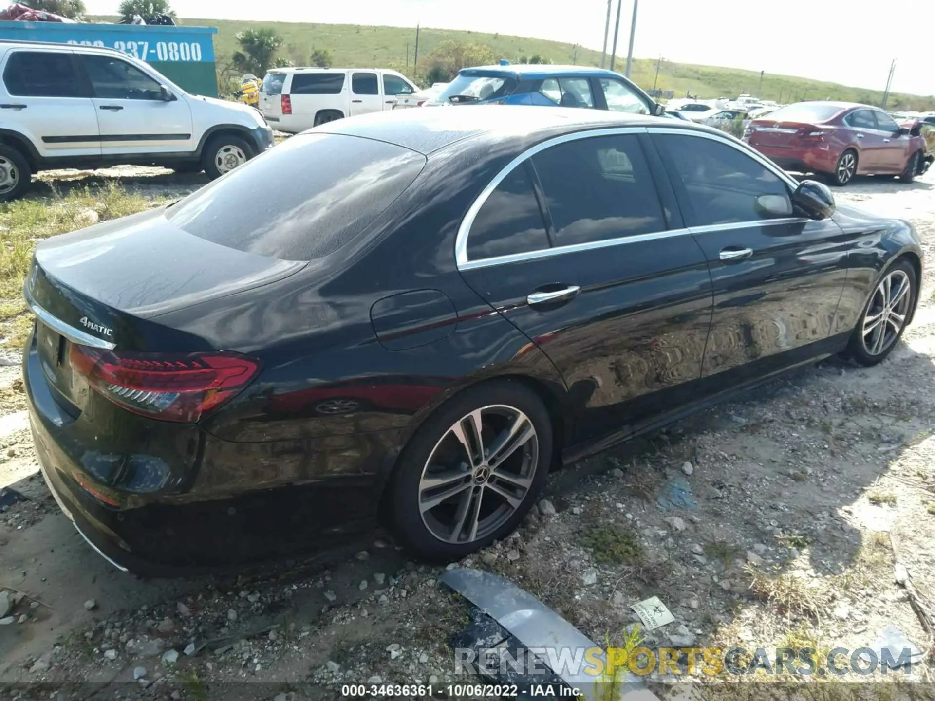 4 fotografías del automóvil dañado W1KZF8EB3MA923870 MERCEDES-BENZ E-CLASS 2021