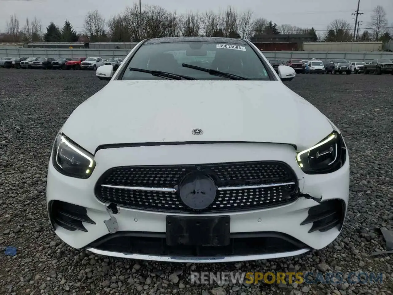 5 fotografías del automóvil dañado W1KZF8EB4MA922033 MERCEDES-BENZ E-CLASS 2021