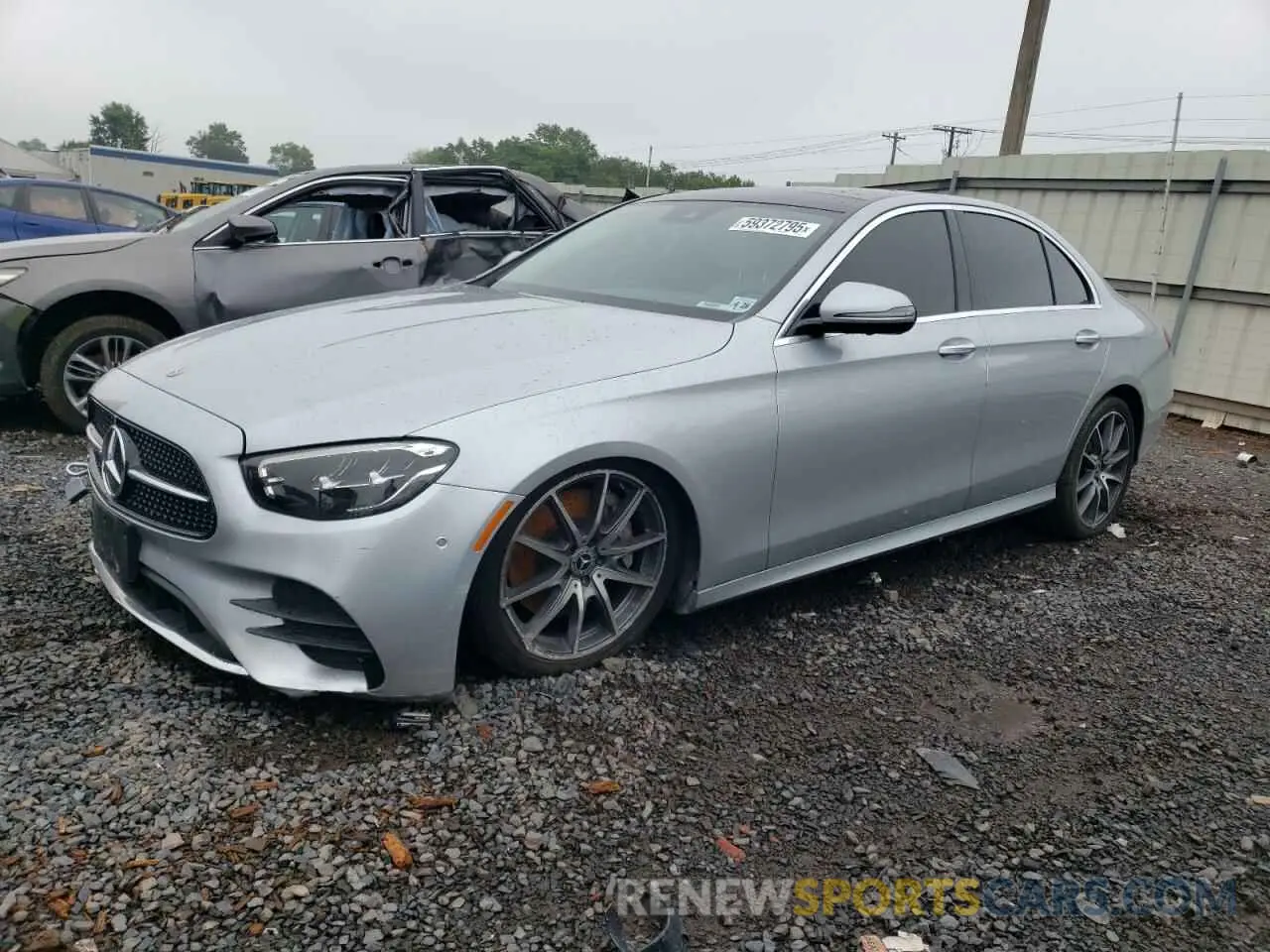 1 fotografías del automóvil dañado W1KZF8EB7MA967466 MERCEDES-BENZ E-CLASS 2021