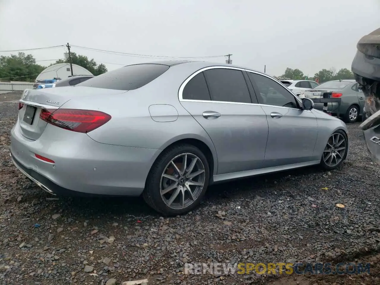 3 fotografías del automóvil dañado W1KZF8EB7MA967466 MERCEDES-BENZ E-CLASS 2021