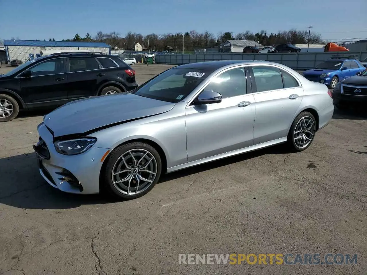 1 fotografías del automóvil dañado W1KZF8EB9MA875615 MERCEDES-BENZ E-CLASS 2021