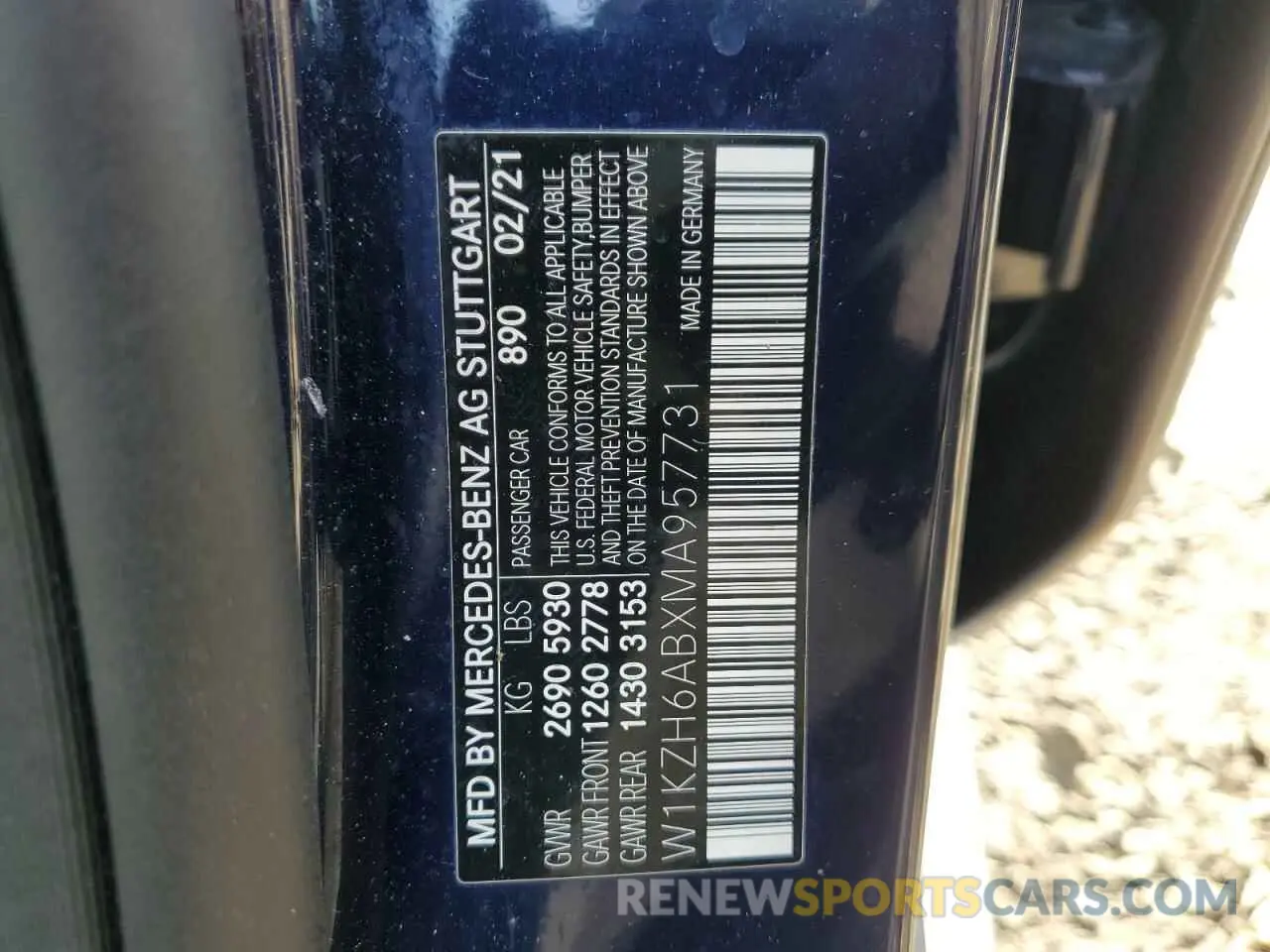 13 fotografías del automóvil dañado W1KZH6ABXMA957731 MERCEDES-BENZ E-CLASS 2021