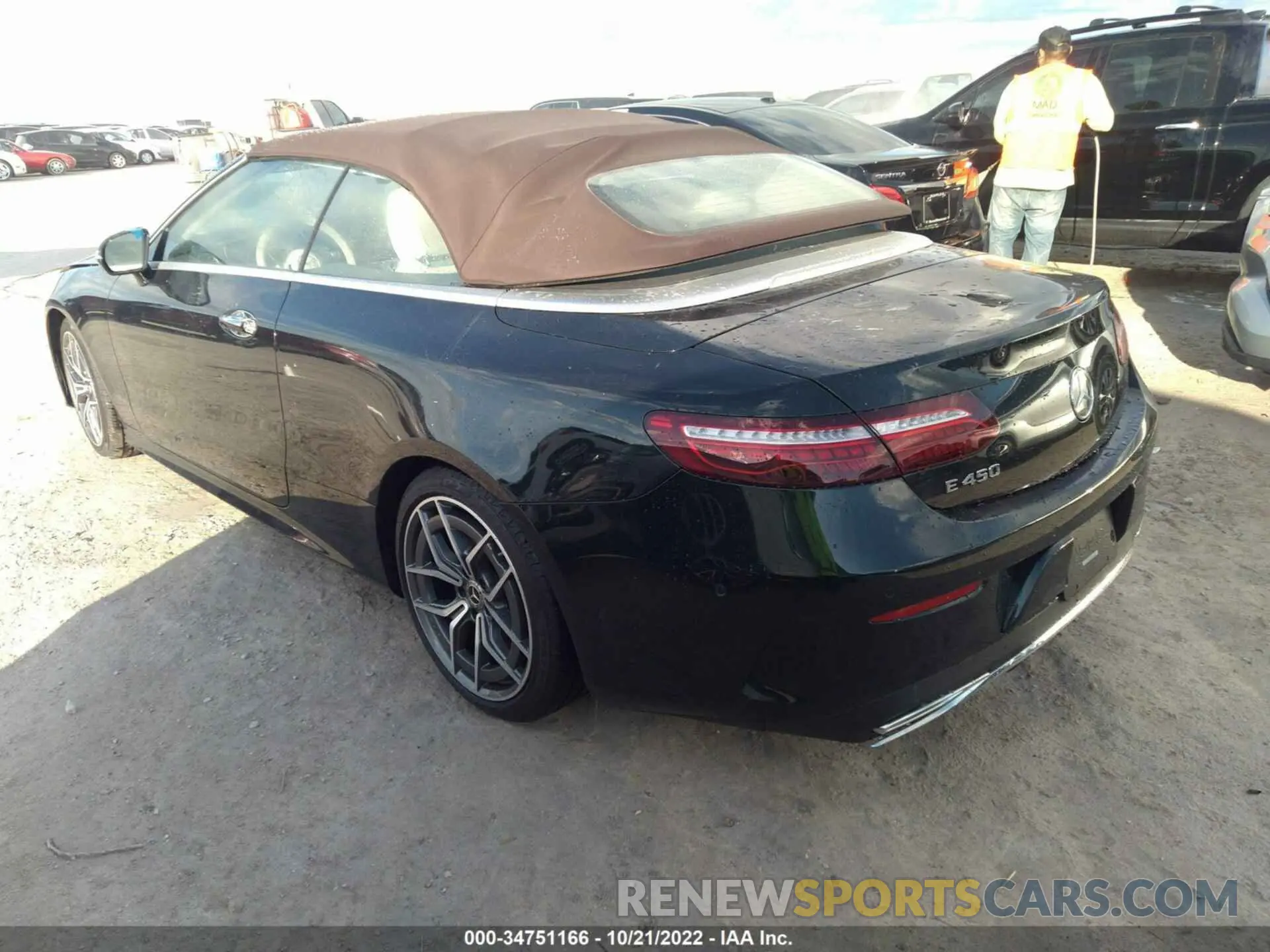 3 fotografías del automóvil dañado W1K1K5JBXNF177628 MERCEDES-BENZ E-CLASS 2022