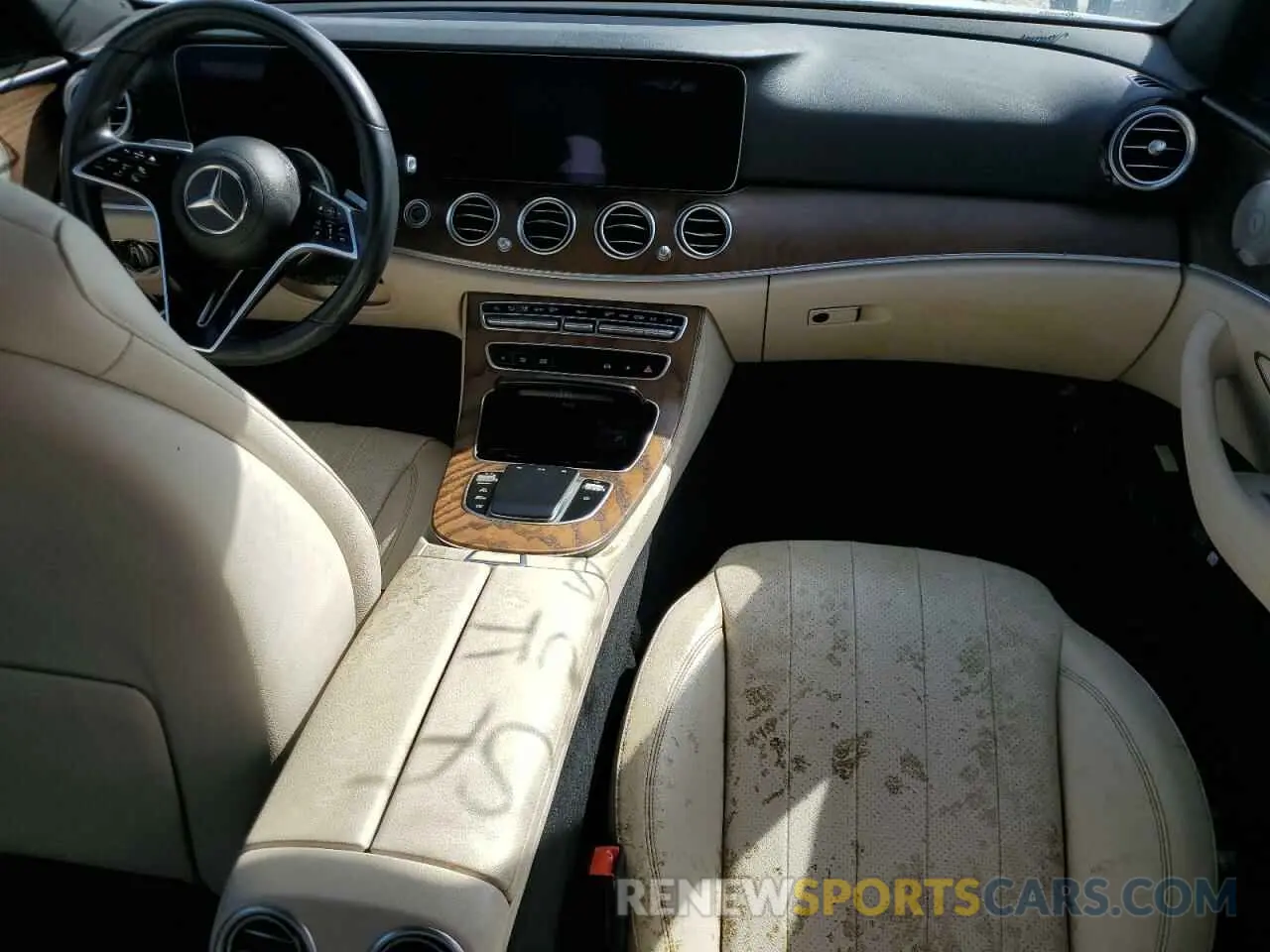 8 fotografías del automóvil dañado W1KZF5KB4NB083659 MERCEDES-BENZ E-CLASS 2022