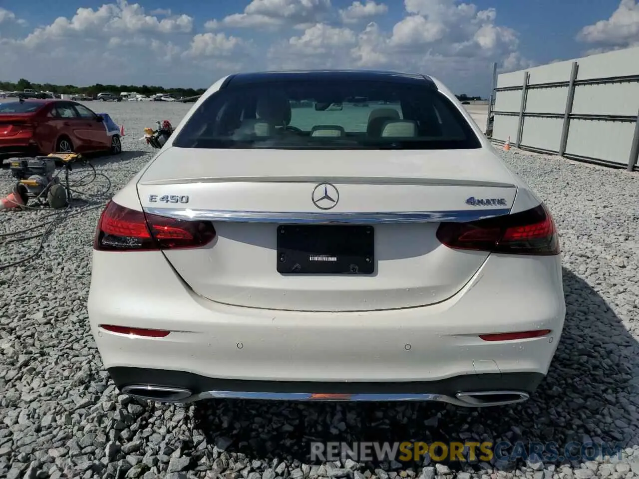 6 fotografías del automóvil dañado W1KZF5KB5NB084741 MERCEDES-BENZ E-CLASS 2022