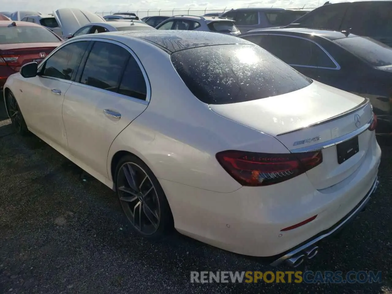 3 fotografías del automóvil dañado W1KZF6BB8NB069222 MERCEDES-BENZ E-CLASS 2022