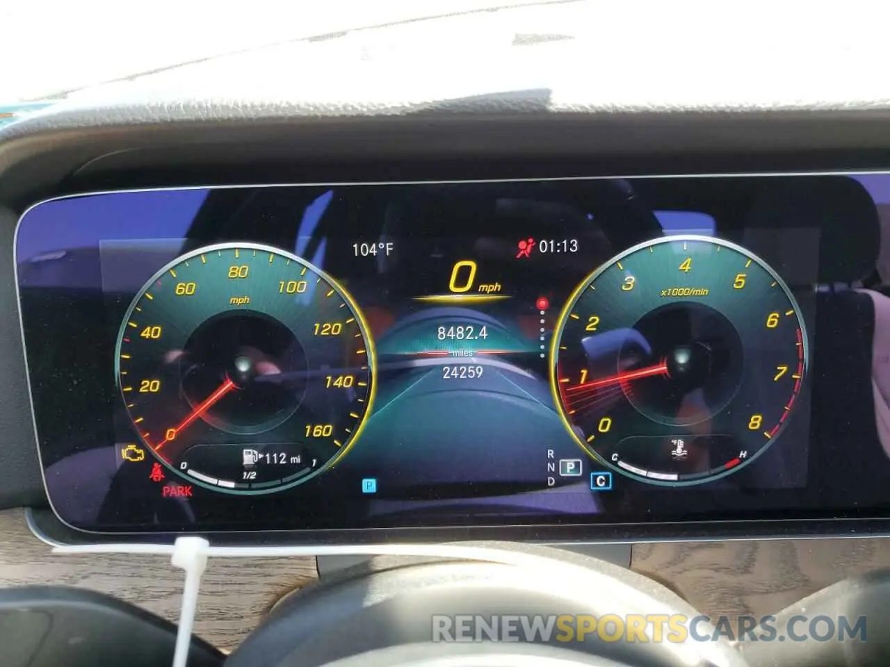 9 fotografías del automóvil dañado W1KZF8DB1NB074741 MERCEDES-BENZ E-CLASS 2022