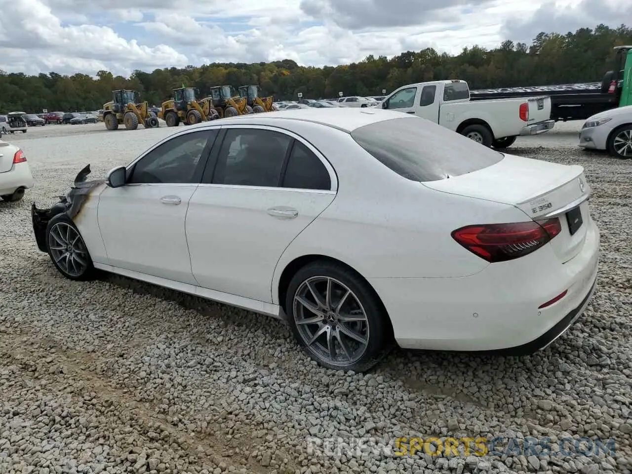 2 fotografías del automóvil dañado W1KZF8DB3NB086891 MERCEDES-BENZ E-CLASS 2022