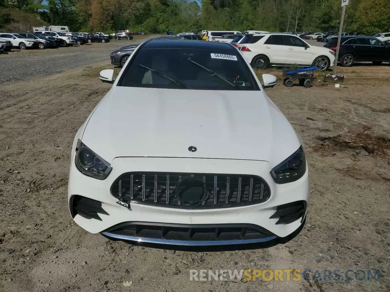 5 fotografías del automóvil dañado W1KZF8EB0NB021009 MERCEDES-BENZ E-CLASS 2022