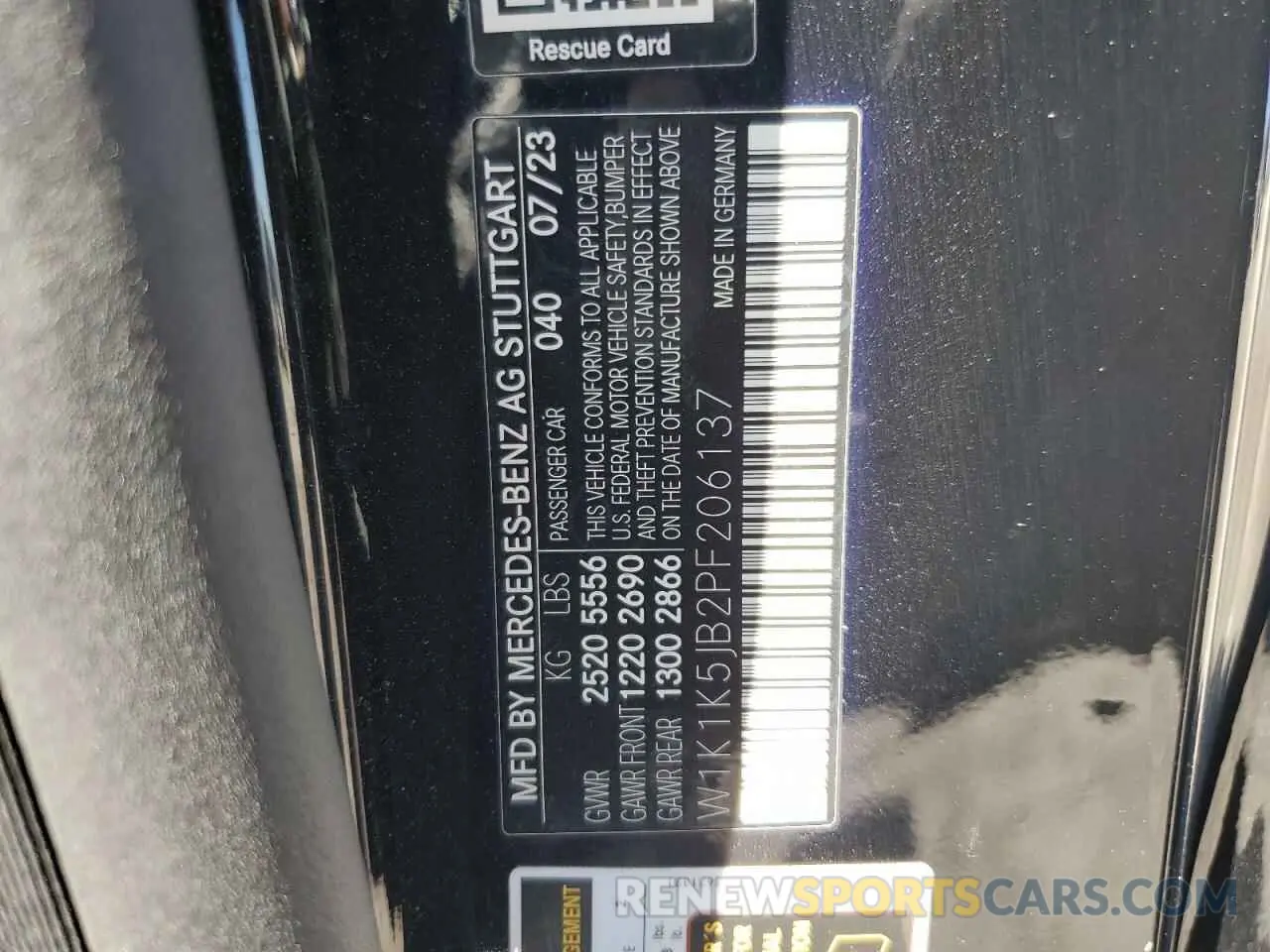 12 fotografías del automóvil dañado W1K1K5JB2PF206137 MERCEDES-BENZ E-CLASS 2023