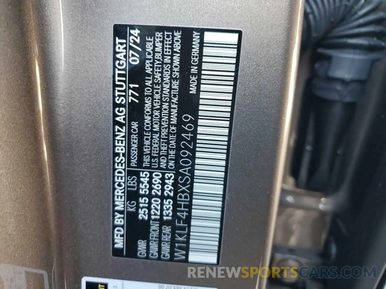 13 fotografías del automóvil dañado W1KLF4HBXSA092469 MERCEDES-BENZ E-CLASS 2025
