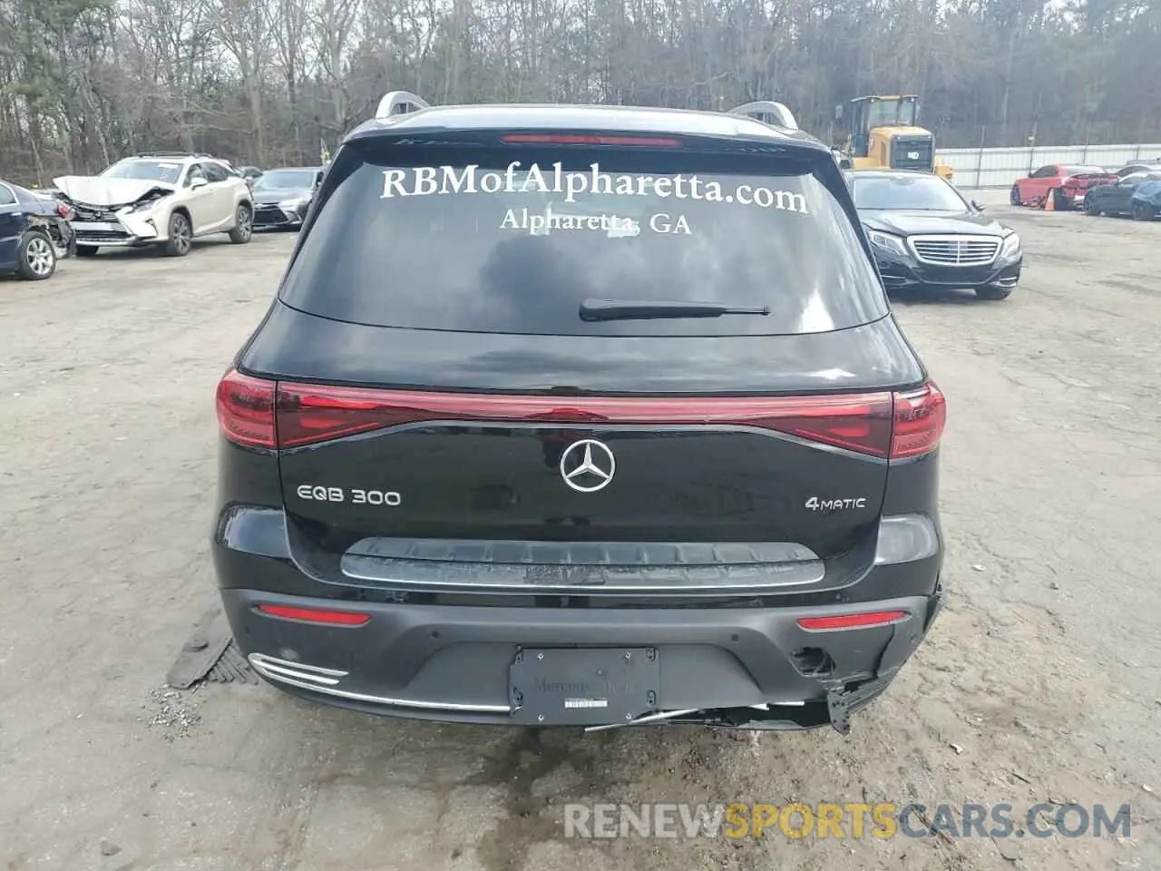 6 fotografías del automóvil dañado W1N9M0KBXRN080040 MERCEDES-BENZ EQB 300 4M 2024