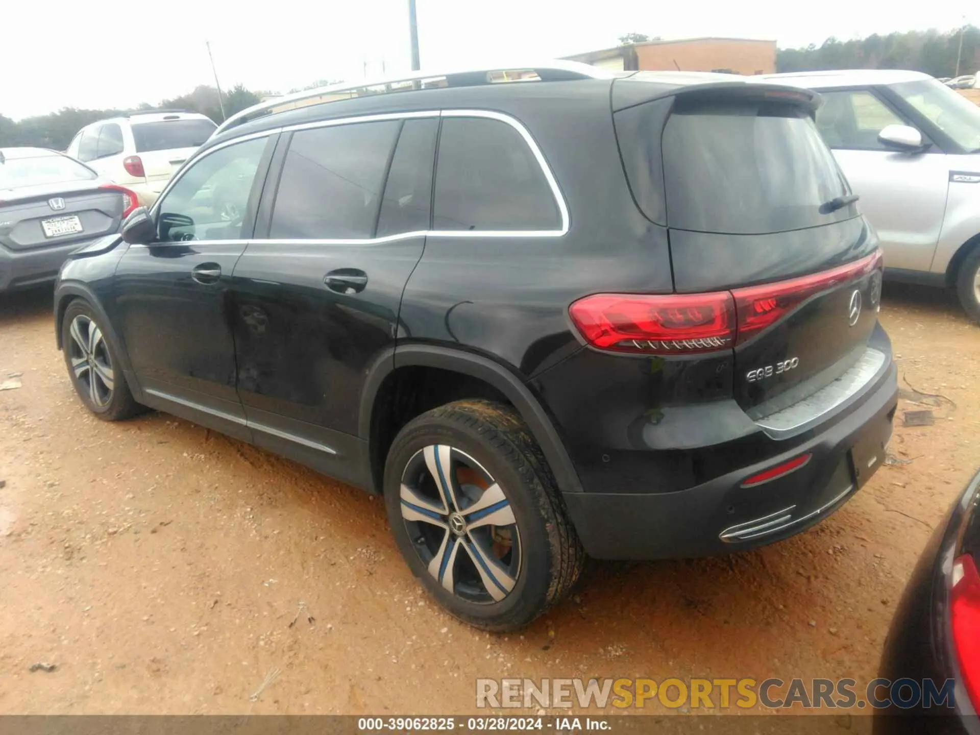 3 fotografías del automóvil dañado W1N9M0KB4PN063361 MERCEDES-BENZ EQB 300 SUV 2023
