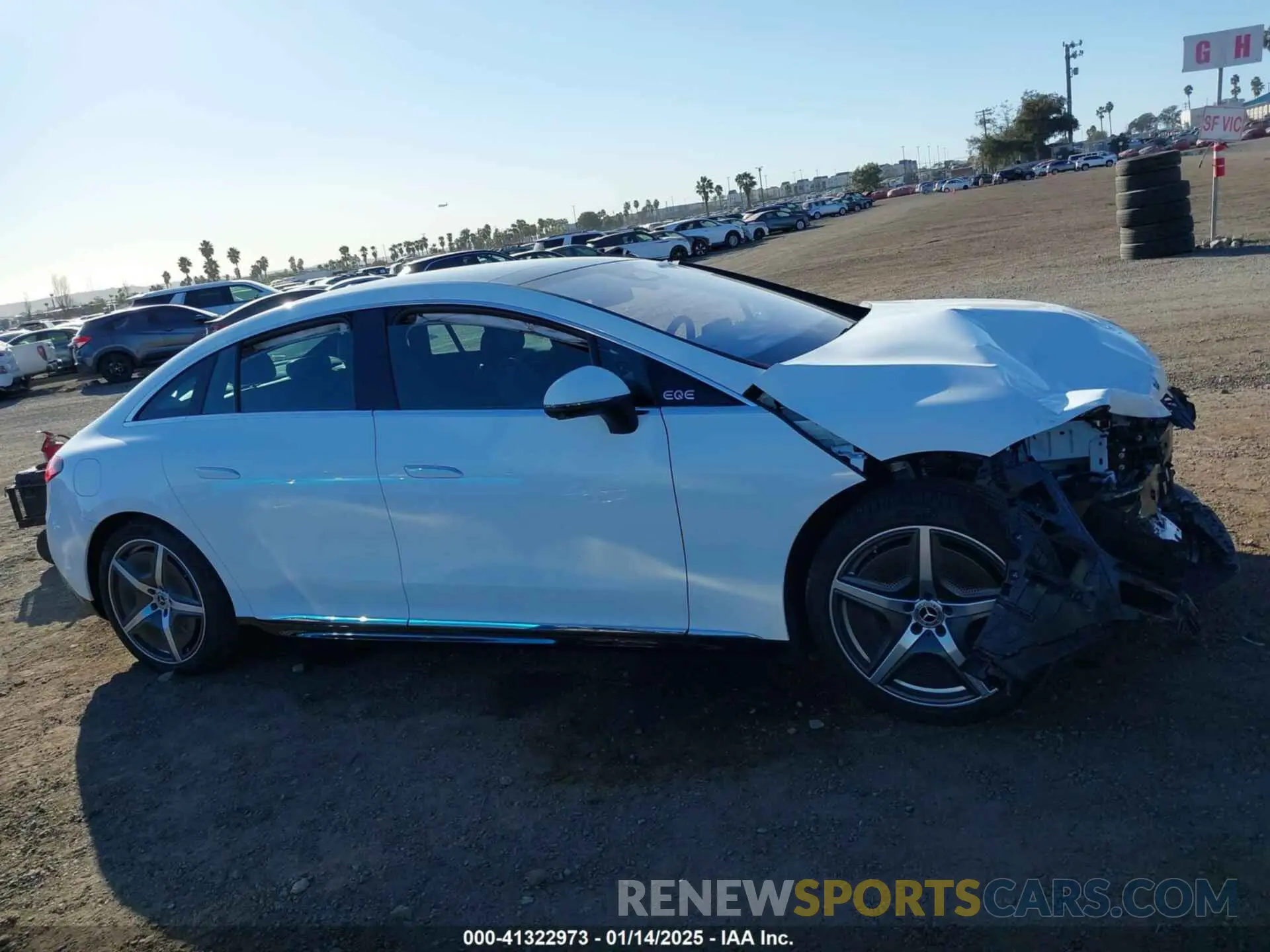 13 fotografías del automóvil dañado W1KEG1CBXPF013632 MERCEDES-BENZ EQE 350 2023