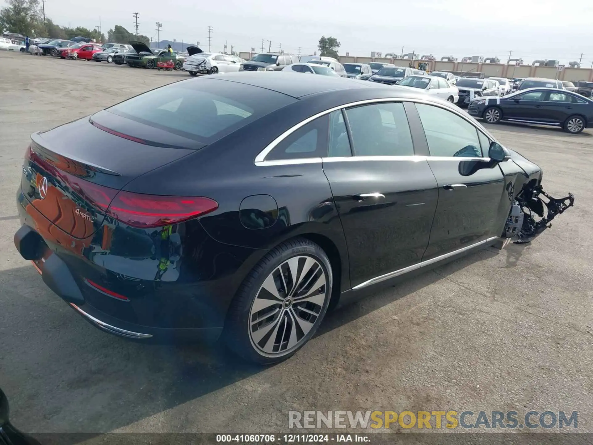 4 fotografías del automóvil dañado W1KEG1CBXRF058072 MERCEDES-BENZ EQE 350 2024