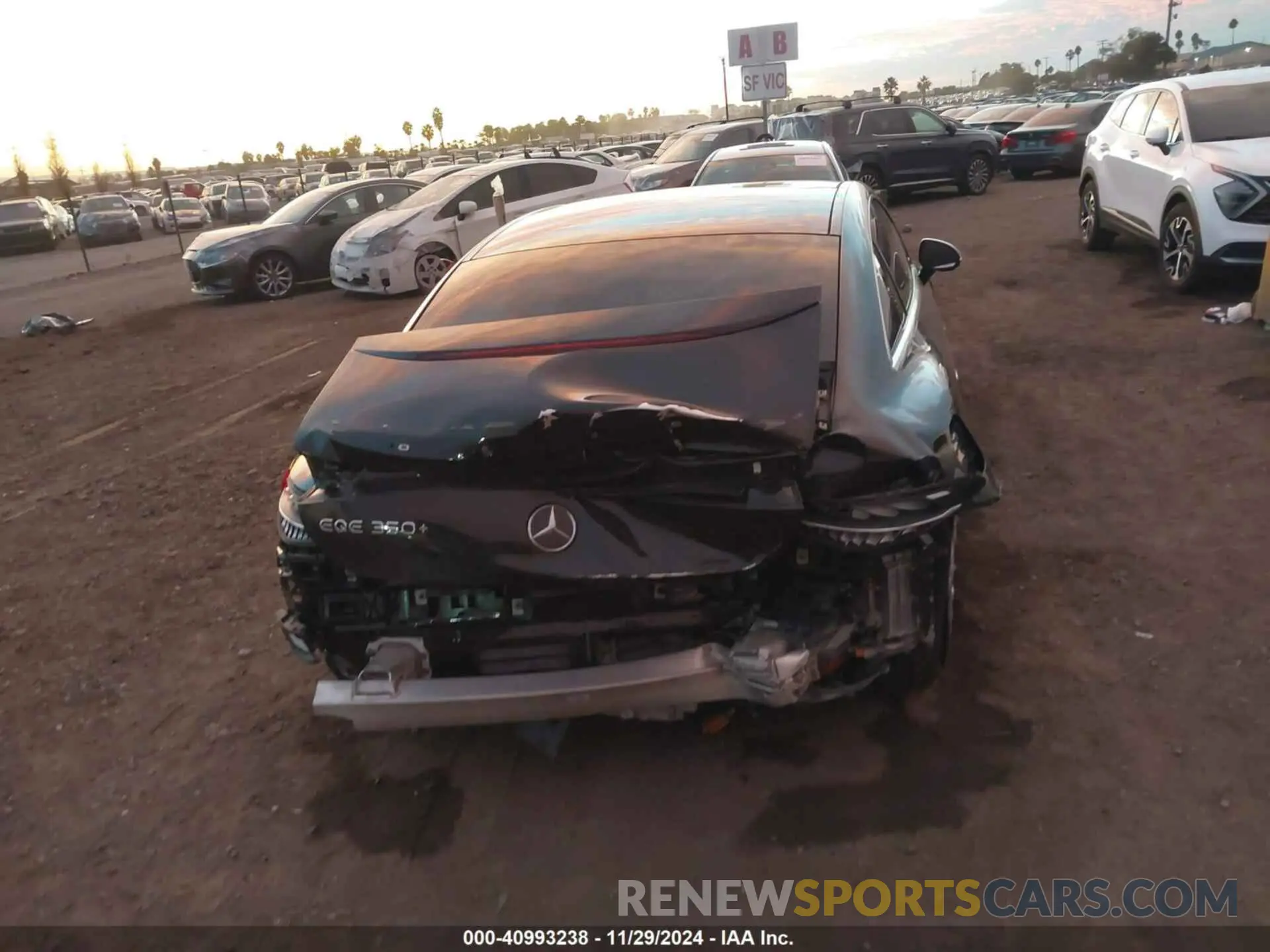 17 fotografías del automóvil dañado W1KEG2BBXRF056894 MERCEDES-BENZ EQE 350+ 2024