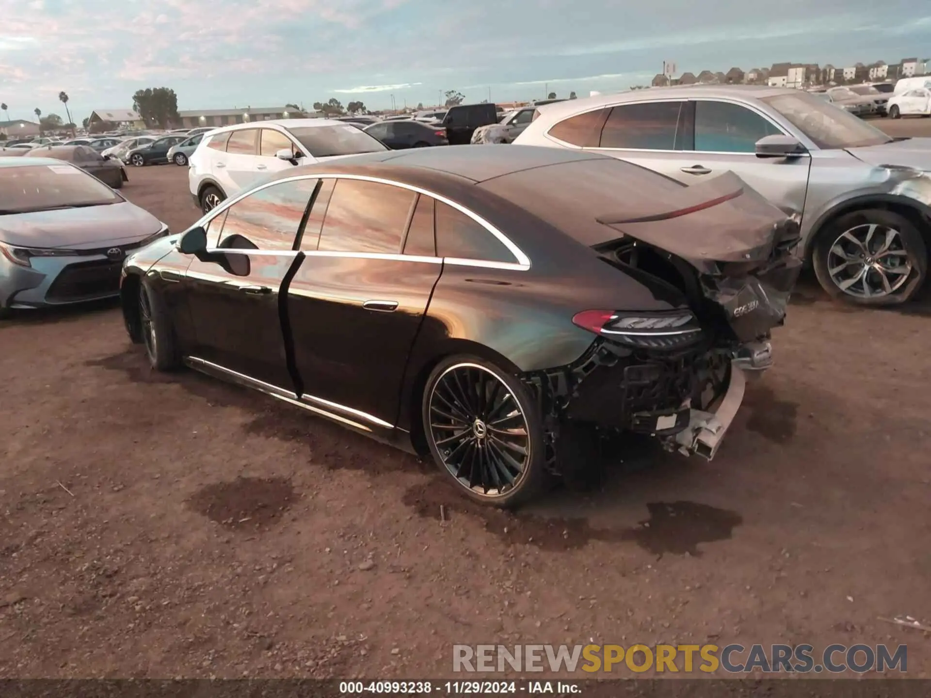 3 fotografías del automóvil dañado W1KEG2BBXRF056894 MERCEDES-BENZ EQE 350+ 2024