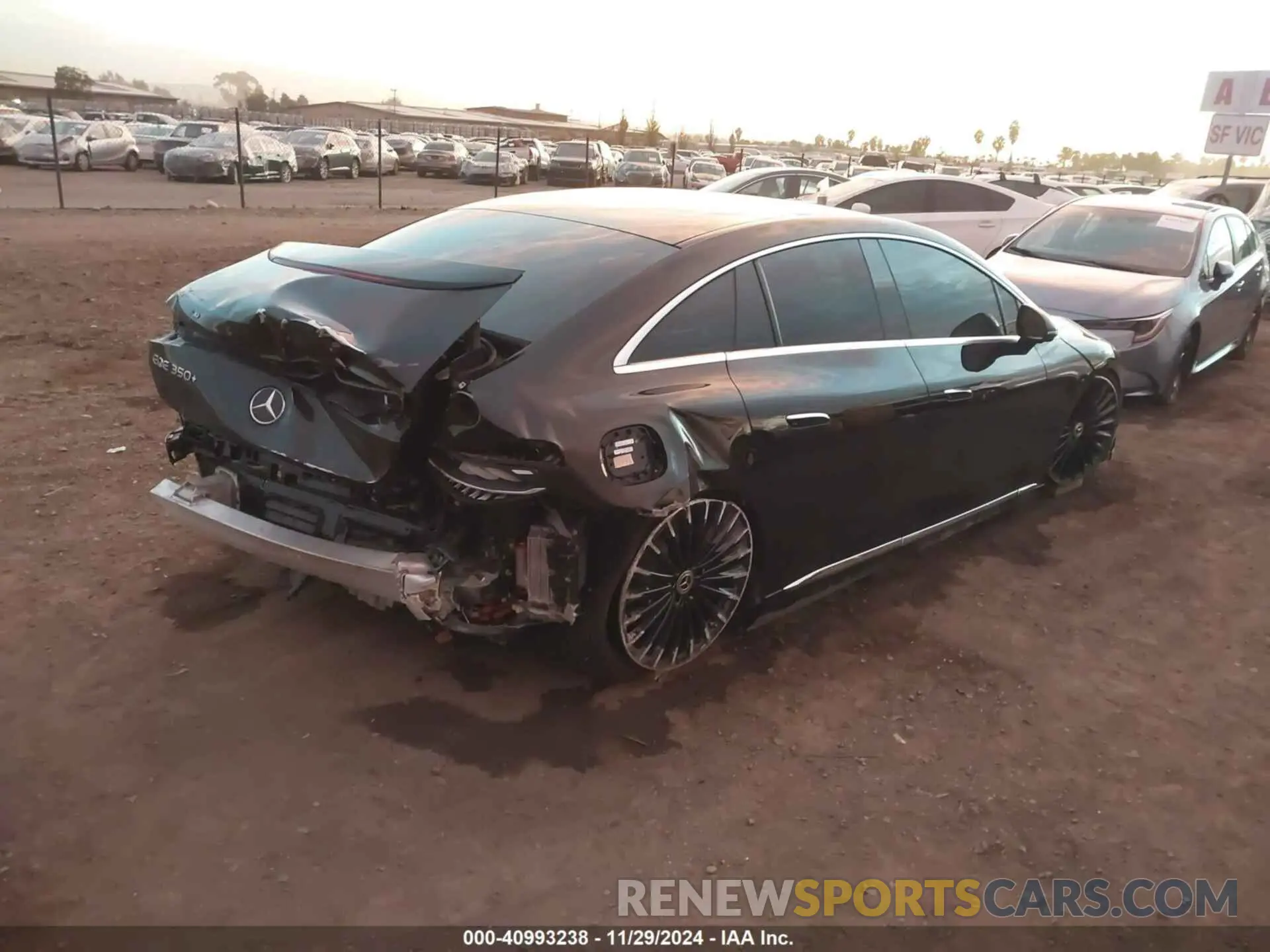 4 fotografías del automóvil dañado W1KEG2BBXRF056894 MERCEDES-BENZ EQE 350+ 2024