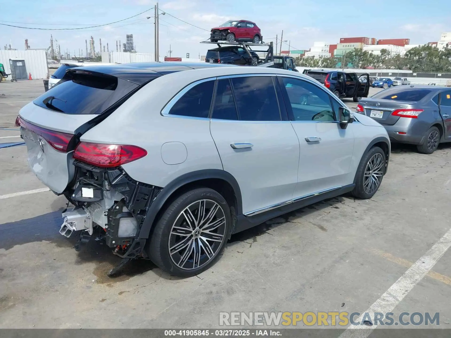 4 fotografías del automóvil dañado 4JGGM2BB0PA012839 MERCEDES-BENZ EQE 350+ SUV 2023