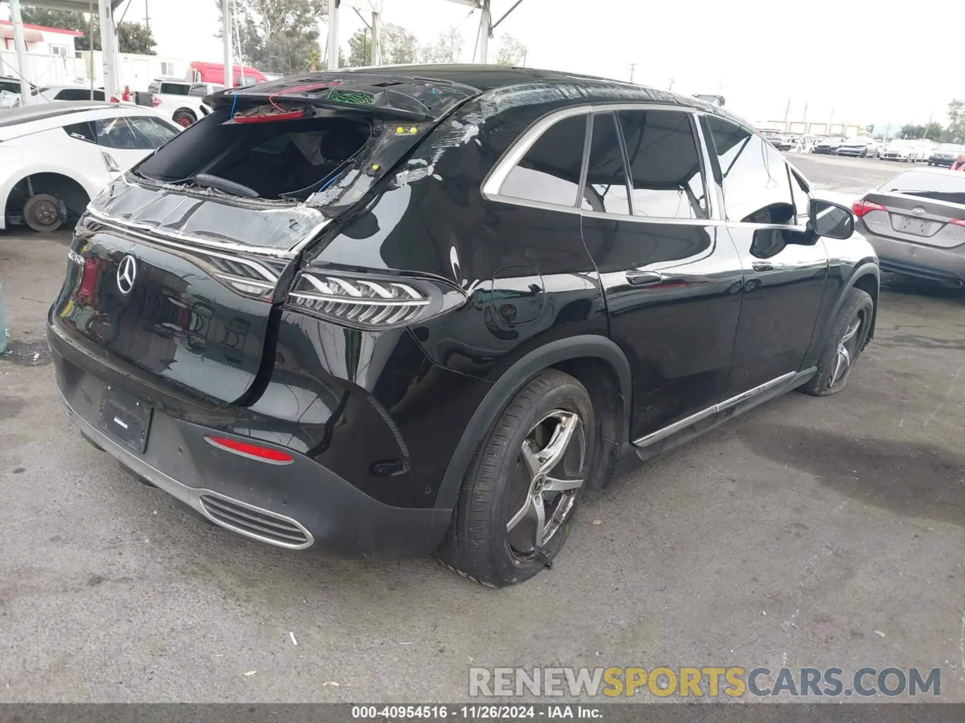 4 fotografías del automóvil dañado 4JGGM2BB2PA001387 MERCEDES-BENZ EQE 350+ SUV 2023