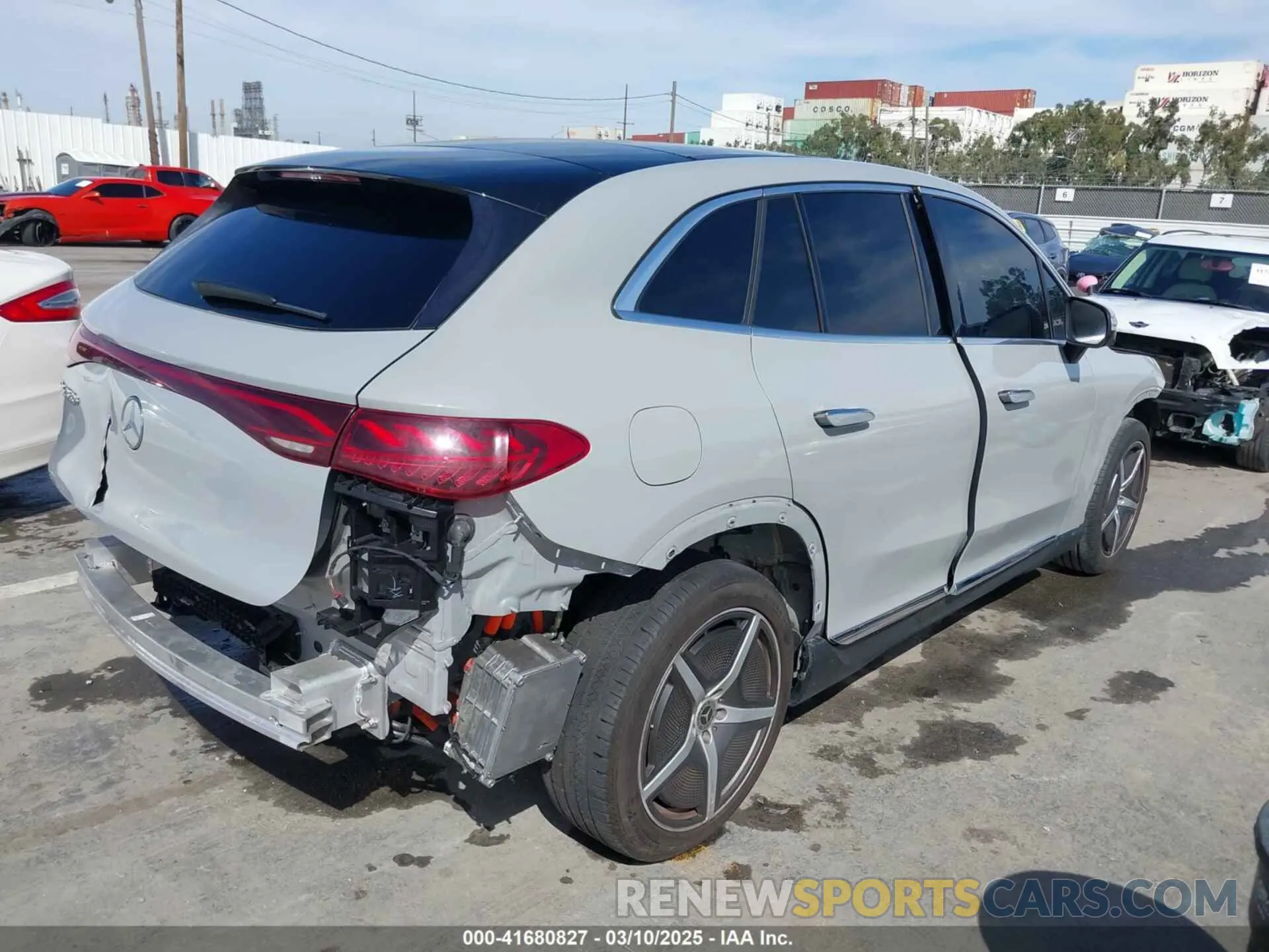4 fotografías del automóvil dañado 4JGGM2BB4PA014626 MERCEDES-BENZ EQE 350+ SUV 2023