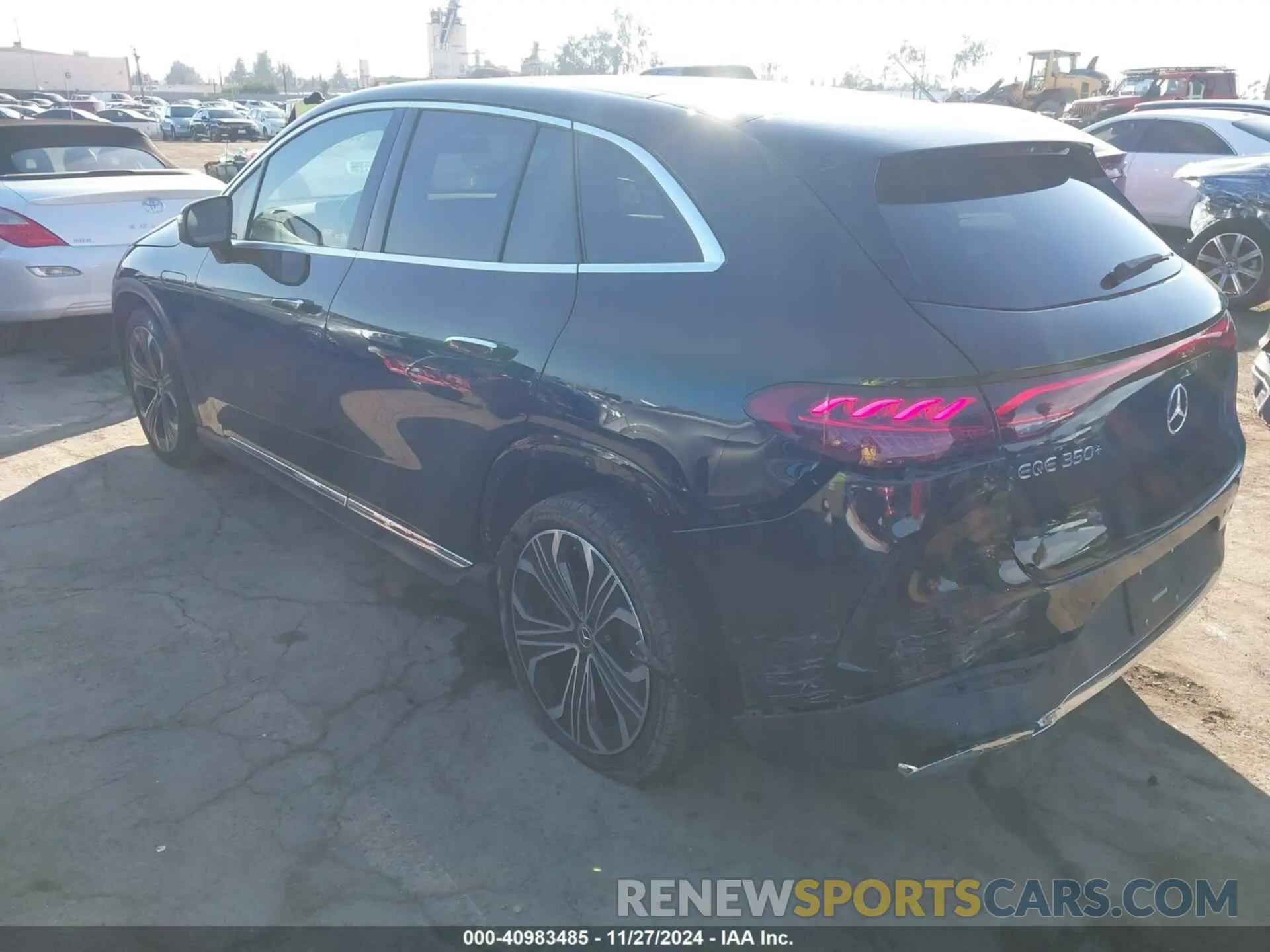 3 fotografías del automóvil dañado 4JGGM2BB6PA024493 MERCEDES-BENZ EQE 350+ SUV 2023