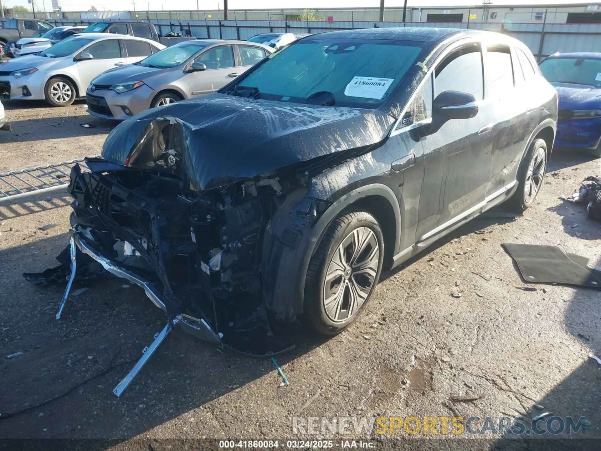 2 fotografías del automóvil dañado 4JGGM2BB7PA011168 MERCEDES-BENZ EQE 350+ SUV 2023