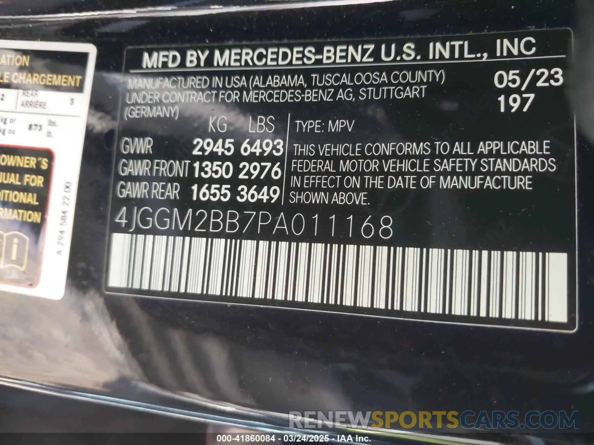 9 fotografías del automóvil dañado 4JGGM2BB7PA011168 MERCEDES-BENZ EQE 350+ SUV 2023