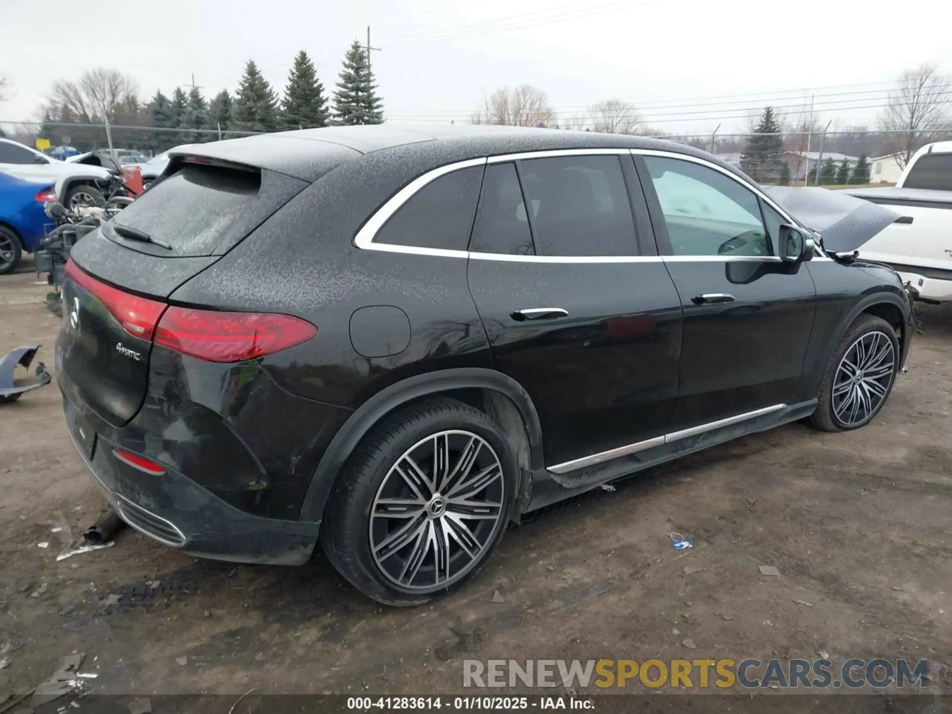 4 fotografías del automóvil dañado 4JGGM1CB6RA058476 MERCEDES-BENZ EQE 350 SUV 2024