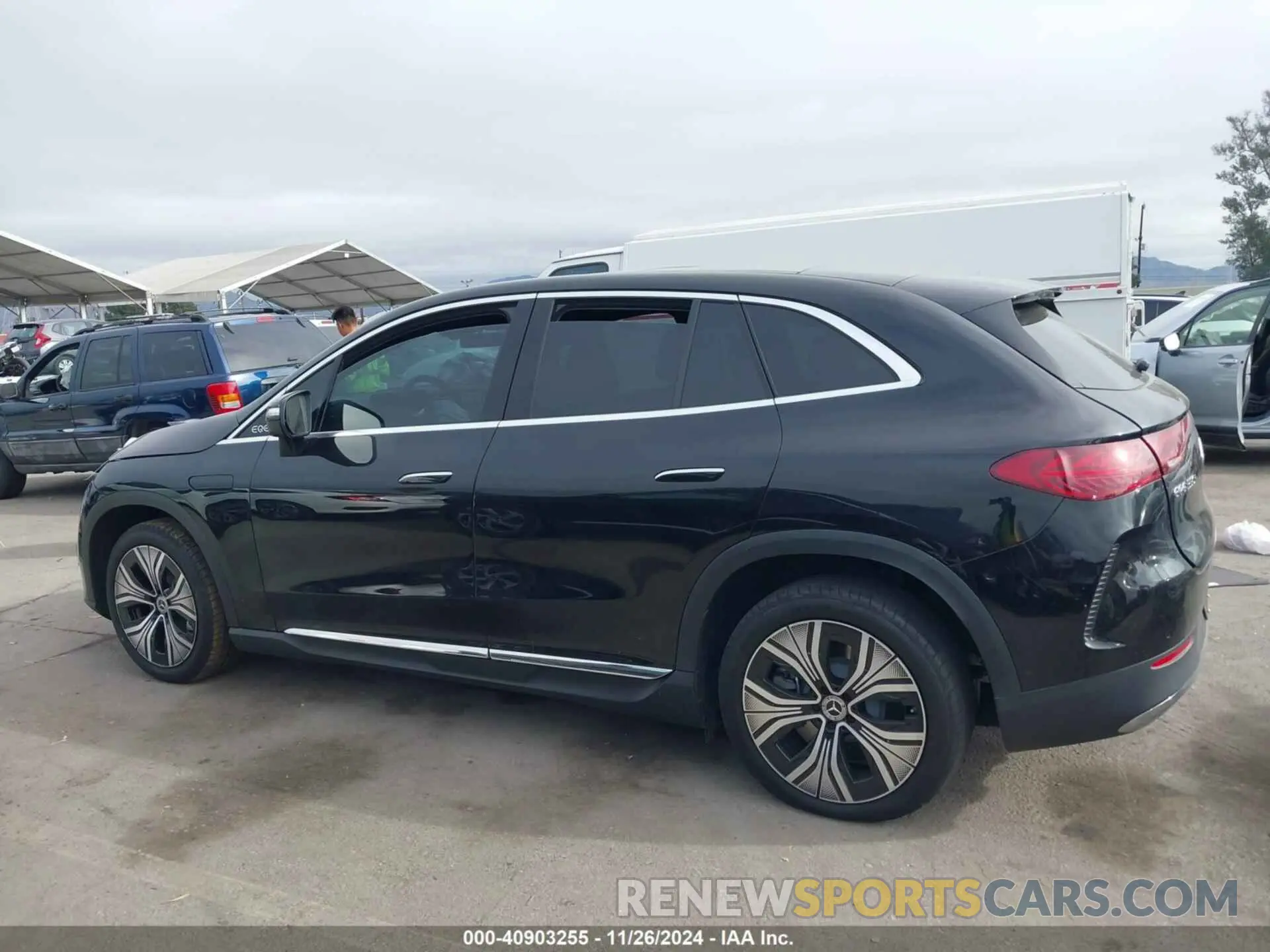 14 fotografías del automóvil dañado 4JGGM2BB7RA054735 MERCEDES-BENZ EQE 350+ SUV 2024