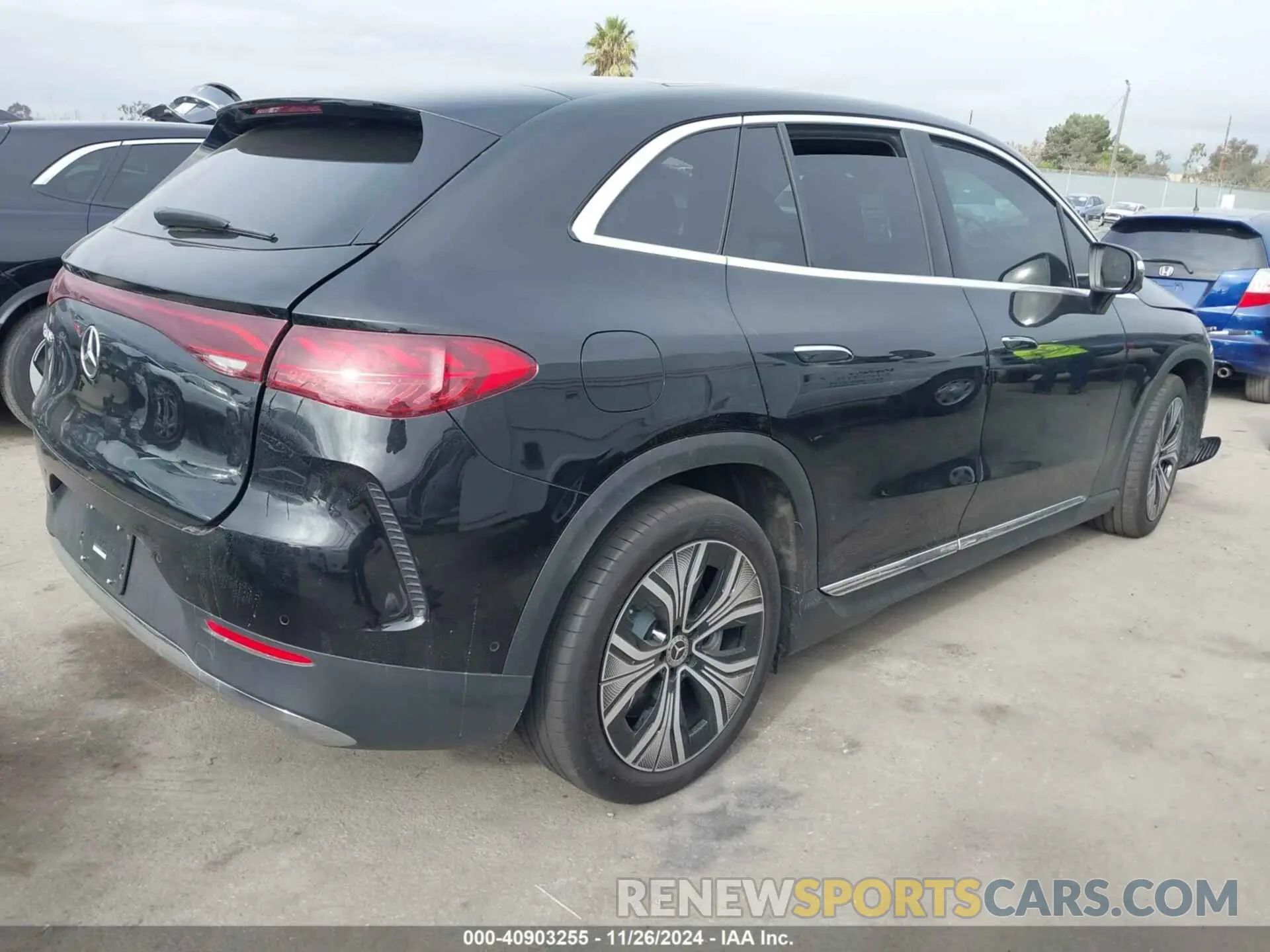 4 fotografías del automóvil dañado 4JGGM2BB7RA054735 MERCEDES-BENZ EQE 350+ SUV 2024